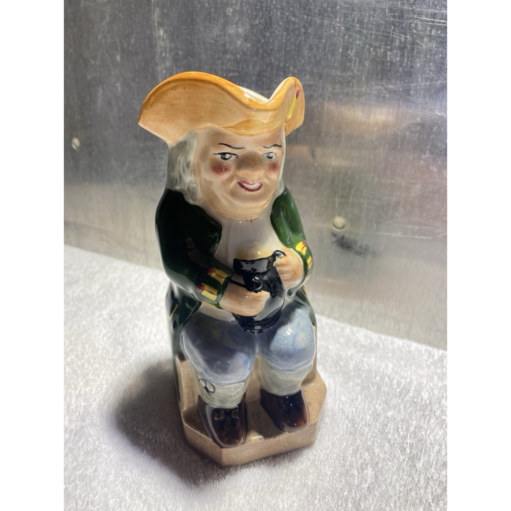 Vintage Artone England Toby Jug Pitcher Hand Painted 7" character mug